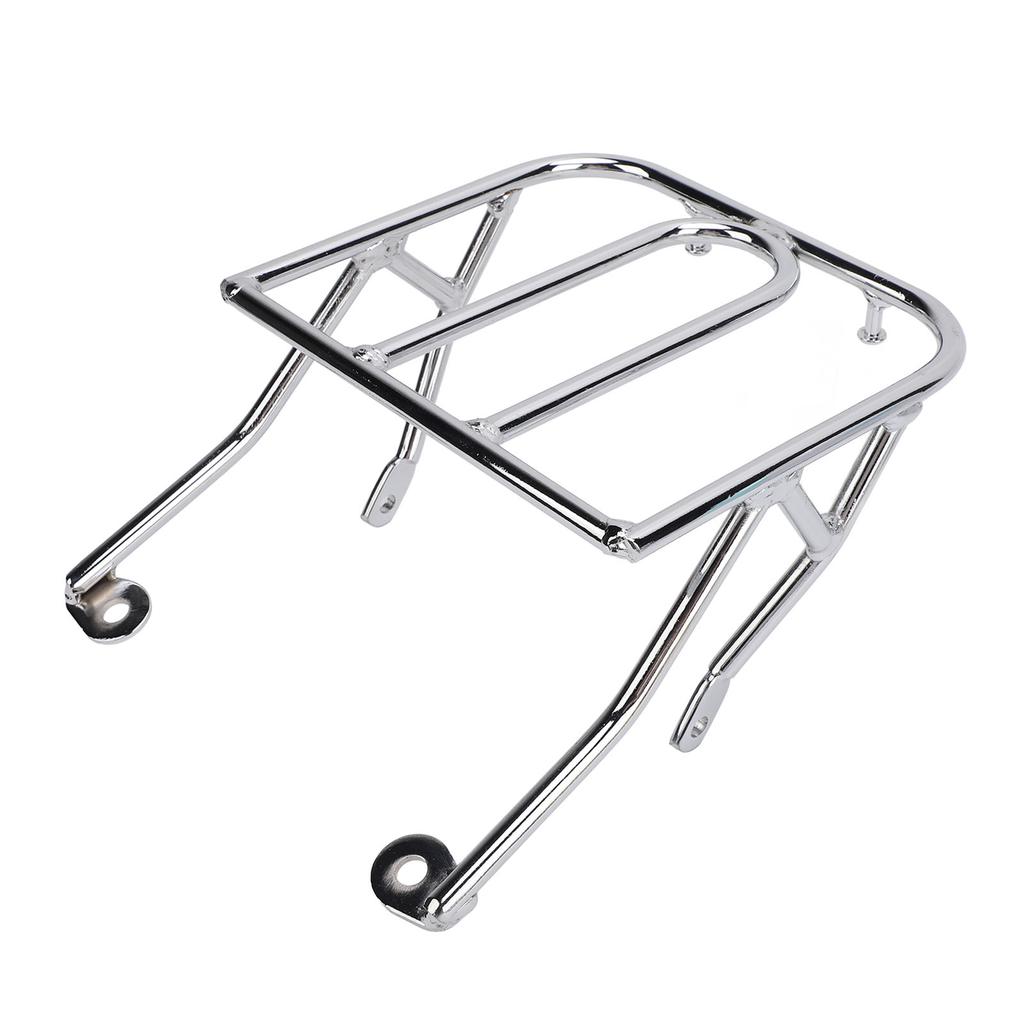 Motorcycle Front Luggage Rack Stainless Steel Polishing Surface Rustproof Cargo Holder Shelf for