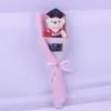Graduation Bear Bouquet with Sunflower, Rose, and Doctor's Hat - Perfect Gift for Bachelor's or Master's Grad