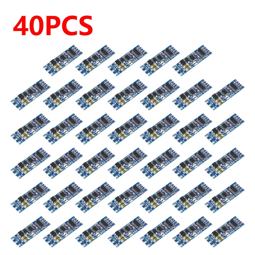 20-80PCS TTL To RS485 Module Hardware Automatic Flow Control Module Serial 3.3/5V UART Level Mutual Conversion Power Supply