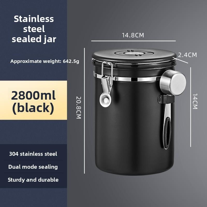 Coffee Bean Storage Container, Coffee Powder Sealed Container, Storage Container, Storage for Coffee Beans
