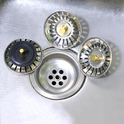 Tappo per lavello da cucina in acciaio inossidabile, filtro per scolapiatti, coperchio per filtro dell'acqua per lavabo