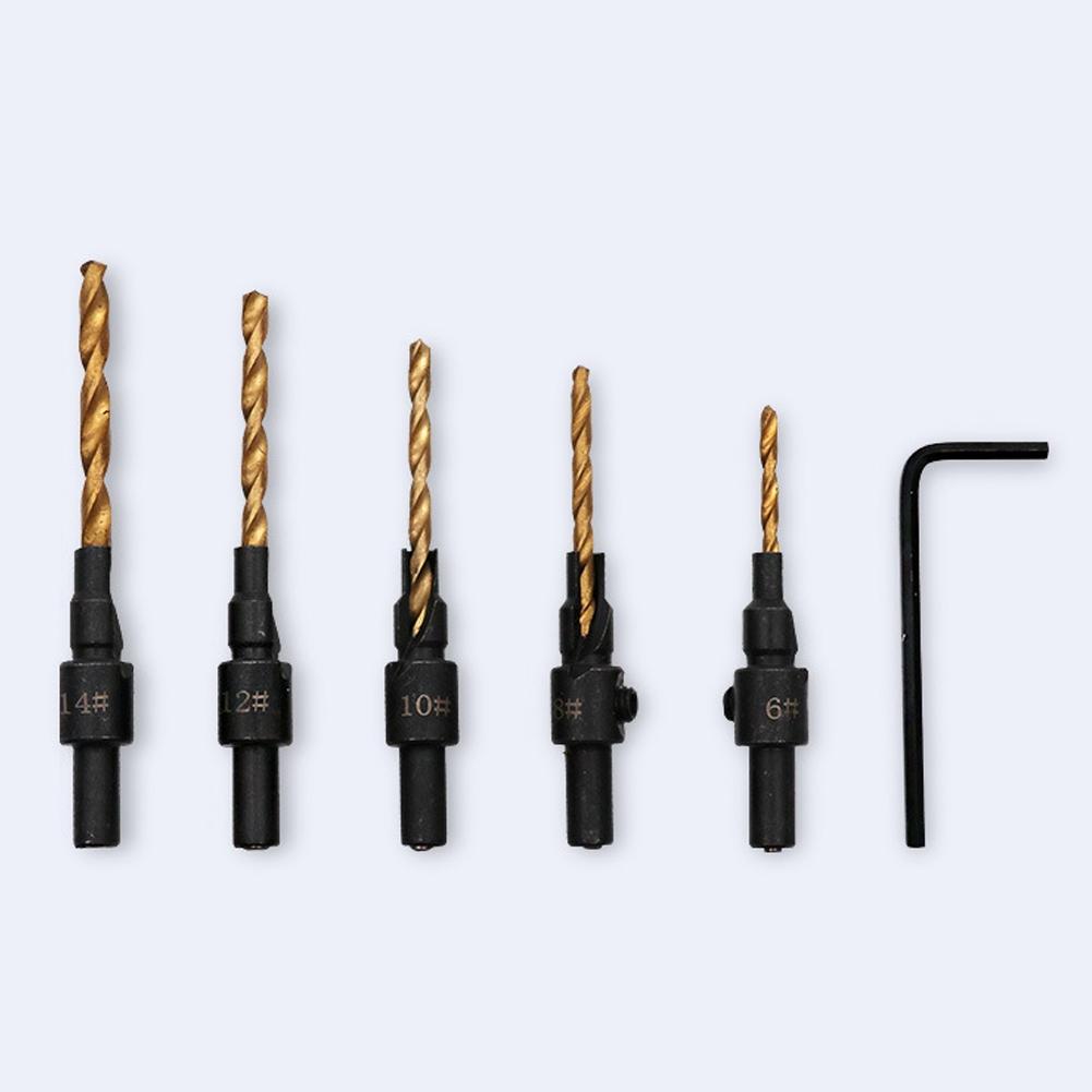 Hex Shank Drill Bit Parts Replacements Steel 45 1 Set