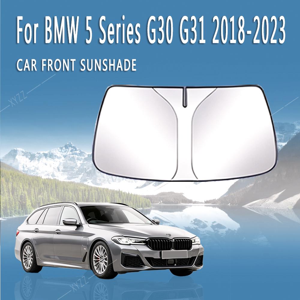 Osłona przeciwsłoneczna na przednią szybę samochodu Izolacja termiczna Osłona przeciwsłoneczna Letnie akcesoria samochodowe Dla BMW Serii 5 G30 G31 2018~2023 2019 2020