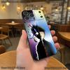 M-Mob Psycho 100 Anime Phone Case For iPhone 17,16,15,14,13,12,11,Pro,XS,Max,XR,Plus,E,SE4,Mini Black Soft Cover