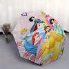 Princesses, Disney Automatic Opening and Closing Umbrella, Compact Travel Umbrella, Lightweight and Portable, Suitable for Beach Commuting B