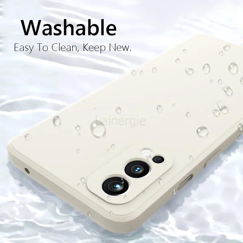 Per OnePlus Nord 2 Custodia morbida in silicone liquido Custodia protettiva per fotocamera per One Plus Nord 2 OnePlus Nord 2 Nord2 5G Custodia per telefono