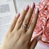 Серебряное кольцо с фианитами, вес изделия 3,76 гр (60001928)