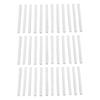 36pcs Reflective Bicycle Spoke Skins ABS Stylish 360 Degrees Visibility Bike Spoke Reflectors for Night Cycling White