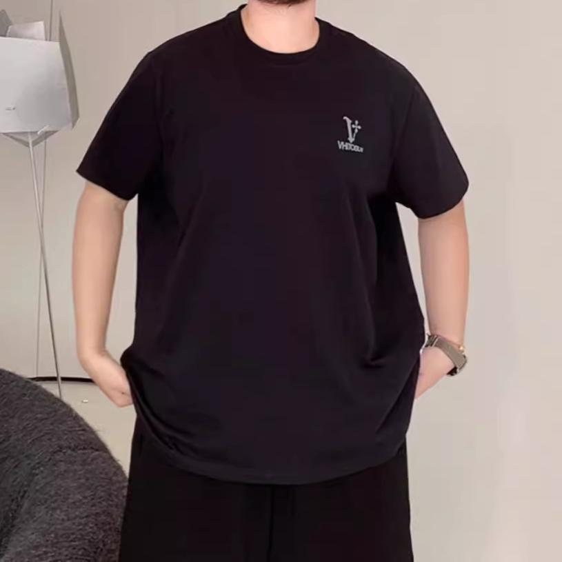 Alphabet Trend Printed Breathable Moisture Transferring Men's Loose Fit T-Shirt - Wrinkle Resistant Casual Sports Short Sleeve Shirt