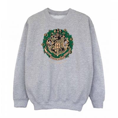 Boys Wreath Christmas Sweatshirt