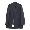 ULTERIOR 25 Stainless Steel ULJK23-KA187-A Black Superfine Wool Tropical Double Breasted Tailored Jacket Jacket 4 blackUsed