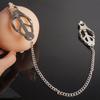 BDSM Toys Nipple Clamps,Metal Nipples Clips With Chain Extreme Grip Tip,Sex Toys for Couples,Adult Games, Bondage Restraints