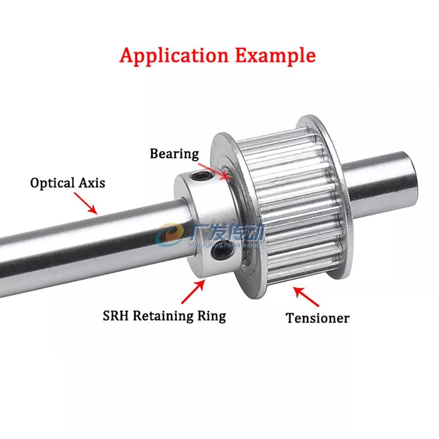 1Pcs SRH6-SRH40 Shaft Collar With Grub Screw Aluminum Alloy Fixing Limit Ring ID 6mm To 40mm Spindle Retaining Bushing Clamping