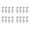 A03F-32Pack Solar Panel Mounting Brackets, Solar Panel End Clamps, Centre Clamps, For PV Solar Panel Solar Module 30Mm