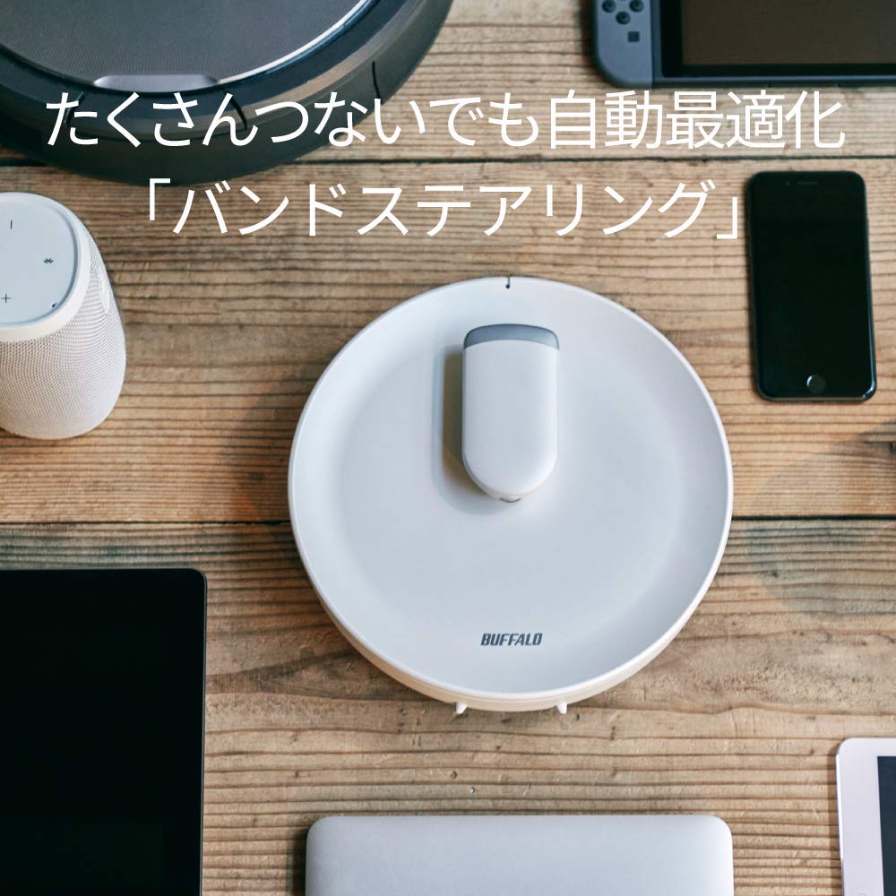 Buffalo WiFi Wireless LAN AirStation Connect Main Unit 11ac Ac2200 with Unique Mesh Function 4K Video Compatible 2LDK 20 Units Echo Manufacturer
