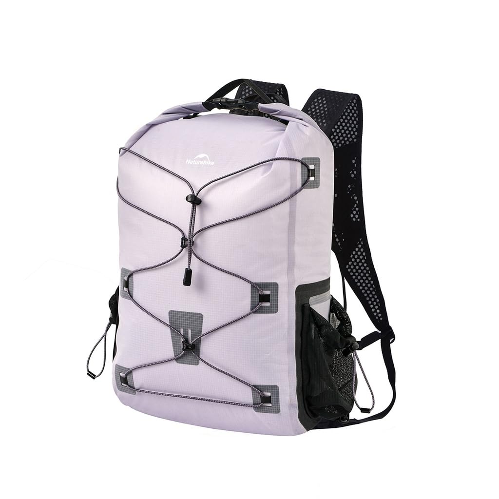 

[Naturehike] Dry Bag for Wet or Dry Camping, Waterproof Bag with Waterproof Pouch on the Back, Lightweight Backpack, Large Capacity, Sports Bag for