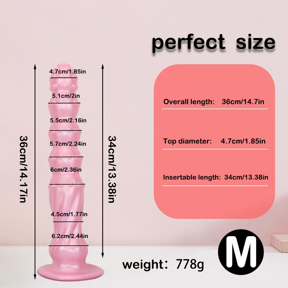 Silicone Extra Long Anal Plug Dildo Sex Toy Masturbator for Men and Women Strap On Penis Realistic Dick BDSM