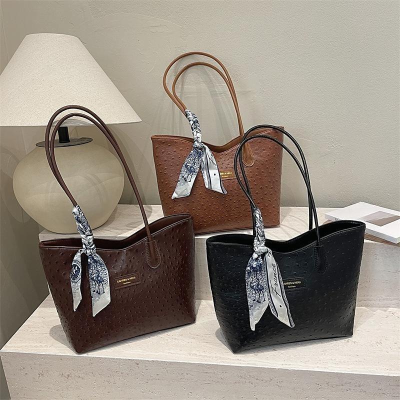 Borsa a Spalla alla Moda, Individuale e Testurizzata per Donna, Borsa Tote