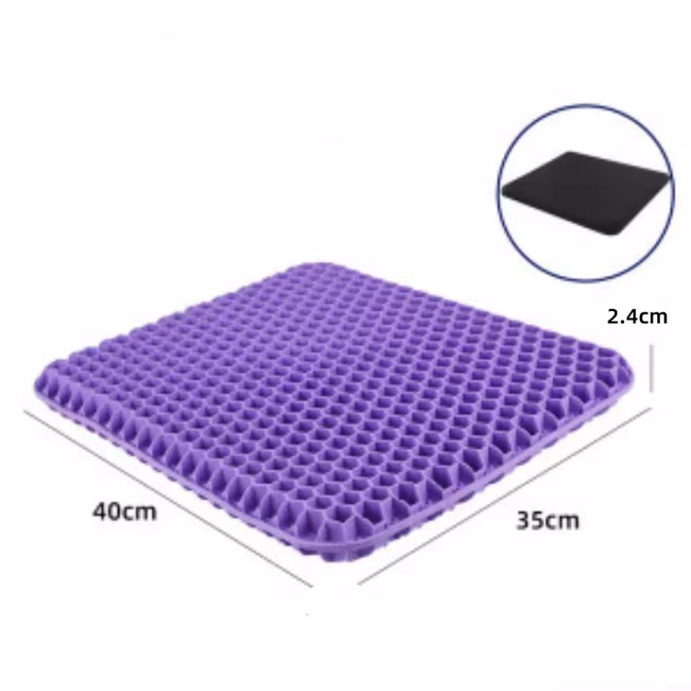 Gel Seat Cushion Summer Breathable Honeycomb Design For Pressure Relief Back Tailbone Pain for Home Office Wheelchair Chair Cars