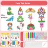 Kids  Childrens DIY Crystal Paint Arts And Crafts Playset DIY Window Paint Art Pendant For Suncatcher Kits Fun Party Activity Art Project