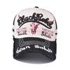 Hot Sale Unisex Baseball Cap Vintage Cap Letter Embroidery Baseball Cap Cow Head Pattern Men And Women Outdoor Trucker Hats