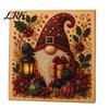 DIY Winter Scene Art Set Xmas Faux Pearl Painting Kit, Christmas 3D Festive Crafting Gift for Friends Holiday Craft Project Adults, Home Wall