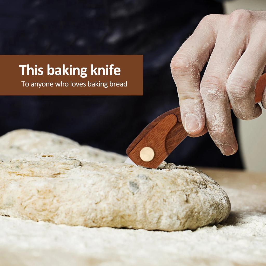 Bread Cutter French Bread Scoring Lame Dough Slashing Tool with 5 Blades Bread Scoring Knife Baking Tool Sourdough Toast Knifes