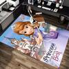 Princess Sofia'S Adventure Carpet For Playroom Bedroom Living Room Sofa Home Decorkids Game Area Rug Nonslip Floor Mat