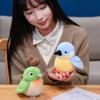 Nová Roztomilá Pípající Ptáček Plyšová Hračka Měkké Kawaii Simulovaná Zvířátka Plněná Panenka Dekorace na Stůl Kreativní Dětská Hračka Domácí Ozdoba