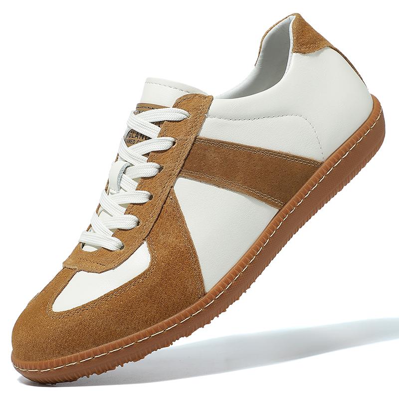 

Кожаная обувь для мужчин Натуральная кожа Повседневная обувь Деловые оксфорды Высококачественная дизайнерская рабочая обувь 44 жёлтый