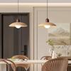 Japanese Retro Wabi-Sabi Pendant Light - Solid Wood Bedroom or Bar Counter Lamp