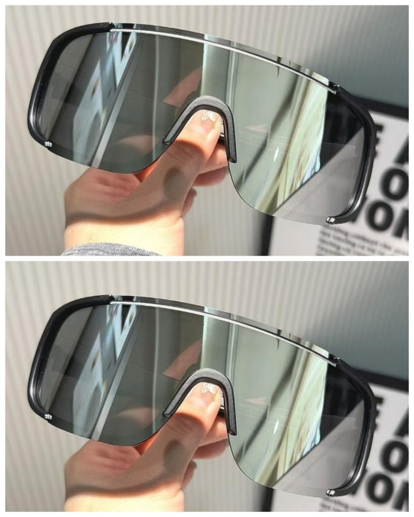 2SZT Okulary rowerowe sportowe outdoorowe dla mężczyzn kobiet outdoorowe UV400 odporne na promieniowanie ultrafioletowe okulary do jazdy odcienie dla mężczyzn duże oprawki