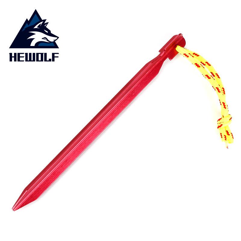 Reinforced Wolf Outdoor Y-Shaped Aluminum Tent Stakes 18*1.2cm