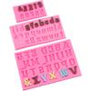 Letters Molds And Numbers Molds, 0-9 Number And 26 Letters Silicone Molds,Fondant Mold Chocolate Molds,Cookie Cutters,For Baking Desserts And Cake