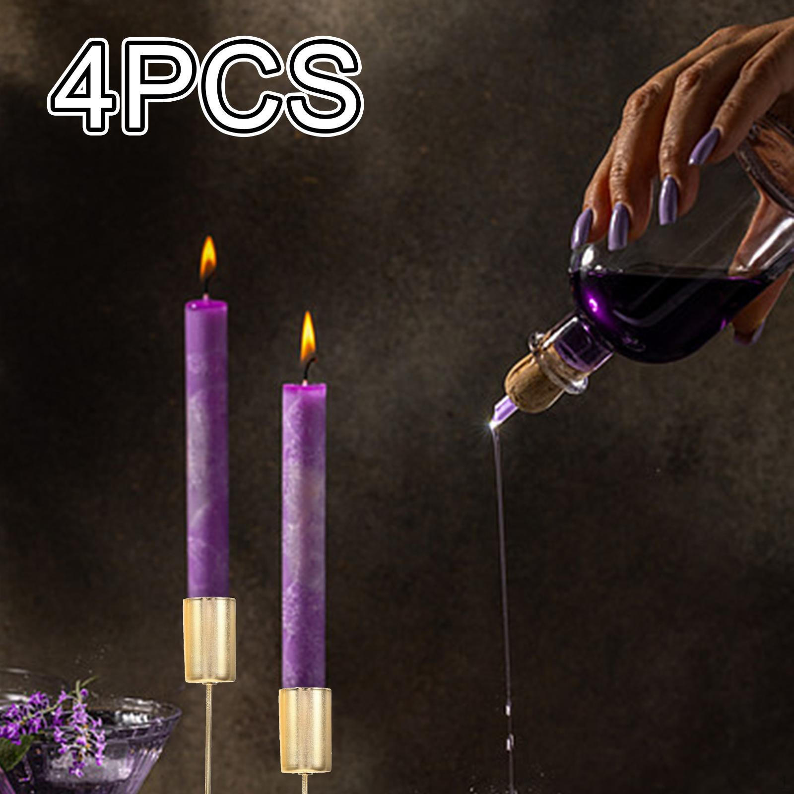 

Подсвечник для 4 свечей с заостренным концом, центральный элемент для свадебного стола на годовщину