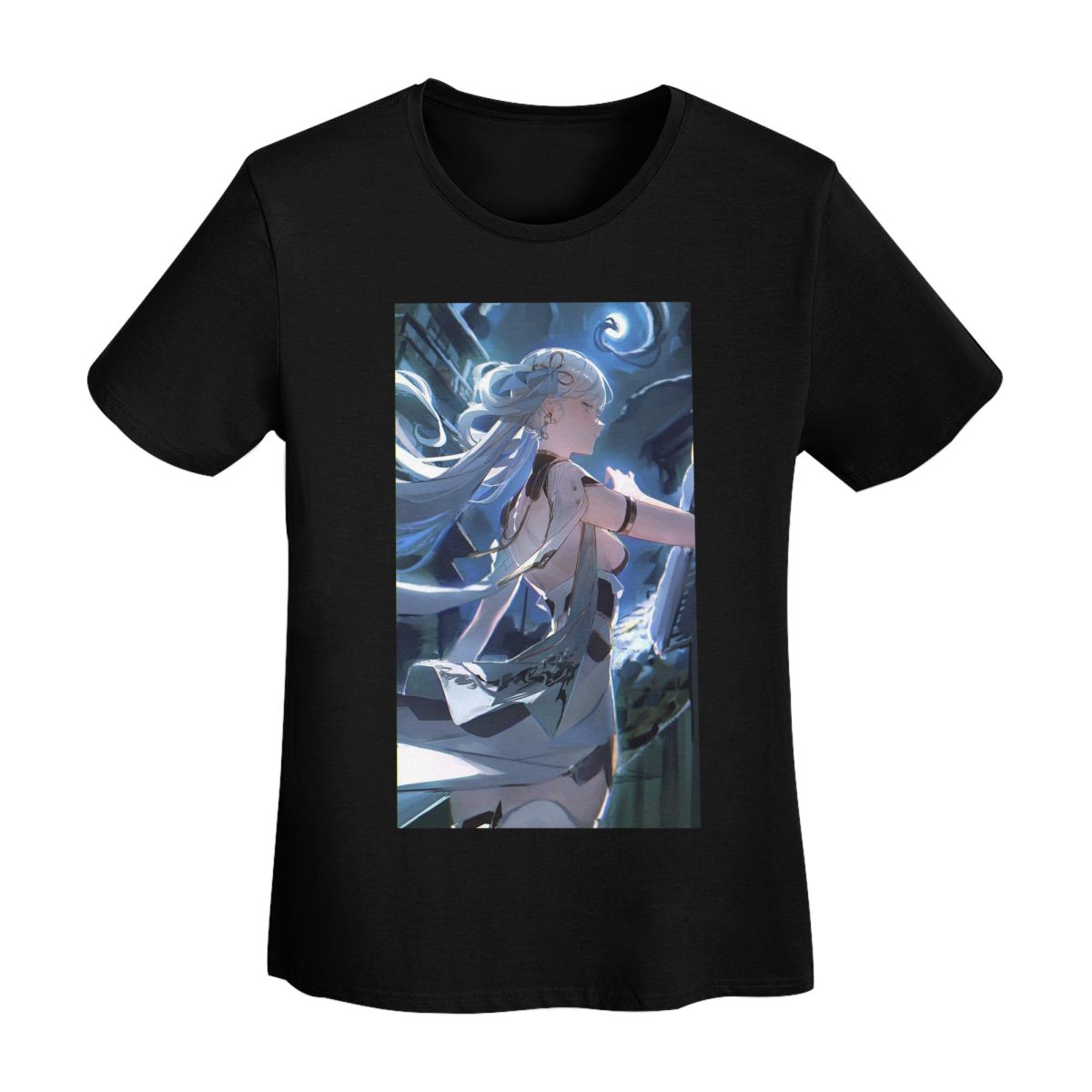 

Jinhsi Wuthering Waves TShirt Women Short Sleeve T Shirts Round Neck Clothing Cotton Summer Tees Streetwear 4XL