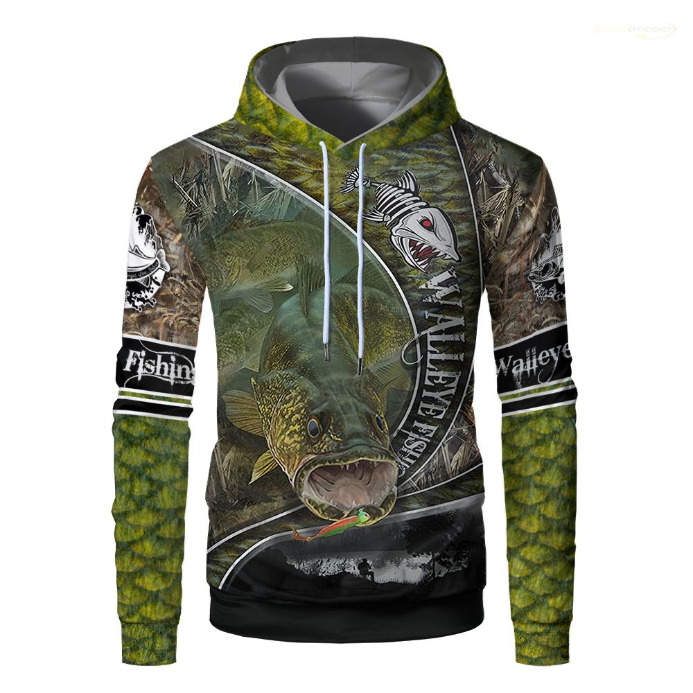 Lustiges Tier Bass Marlin Angeln Herren Hoodie Fischer 3D Gedruckte Mode Hoodies Lässig Harajuku Damen Fisch Kleidung Sweatshirt