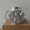 Tazza da caffè Punk Engine 3D in acciaio inossidabile