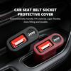 For y85 Car Seat Belt Buckle Anchor Socket Anti-collision Protect Cover Grand Cherokee Wrangler JK Renegade Gladiator Compass d32