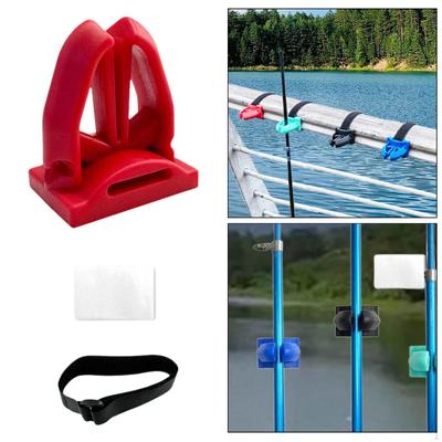 Fishing Rod Holder with Fastener Tape Sturdy Stand Support for