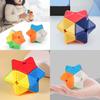 Classic Plastic Puzzle Cube With Stress Relief Features For Children And Adults
