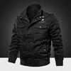 Frühling Herren gewaschene Baumwolljacke Militärserie große Freizeitjacke Männer