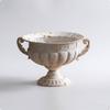 Urn Planter with Scroll Handles AntiqueStyle Distressed Flower Container