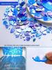 DIY Irregular Colored Tempered Glass Mosaic Candle Holder Coaster Lantern