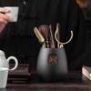 Ebony Tea Ceremony Six Gentlemen Set Kung Fu Tea Set Accessories Daquan 6 Gentlemen Tea Making Tools Tea Needle Clip, Tea Knife