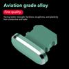 2Pcs Aluminum Alloy Anti Dust Plug For 14 13 12 Pro Max 11 Mini Xr 8 Plus Series Lightning Port Cove