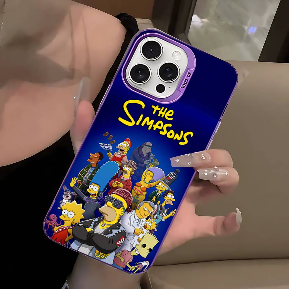 

Cartoon The S-Simpsons For IPhone 17 Air Pro Max 16 15 14 13 12 11 Anti Drop Protective Color Phone Case iPhone 13 pro
