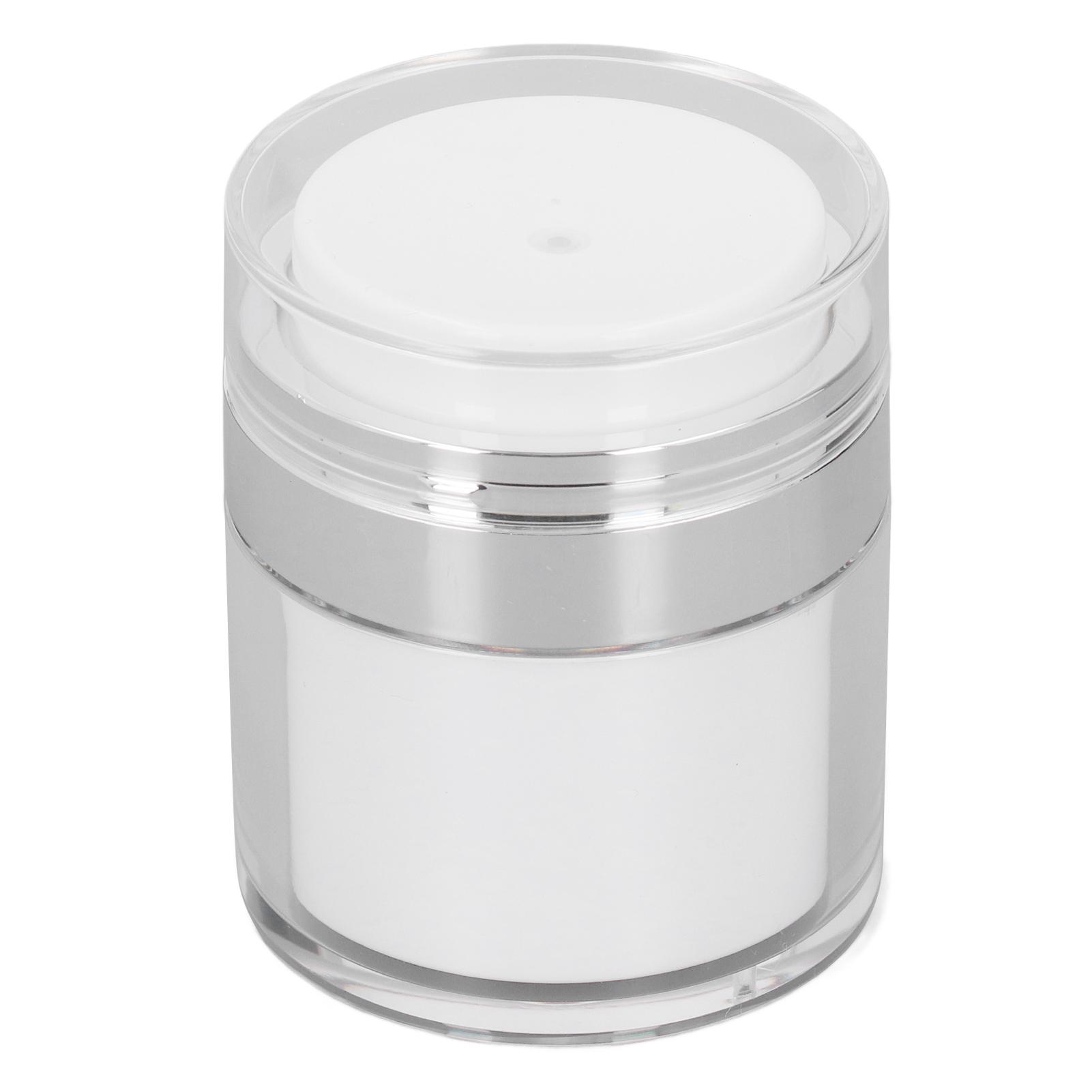 

50 мл банка для крема вакуумная бутылка мини акриловый насос косметический контейнер для лосьона увлажняющий крем