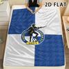 1Pc Bristol Rovers Fc Print Flannel Blanket, High Quality Comfortable for All Seasons, Home Decor, Warmth and Comfort, Perfect for Christmas Gifts