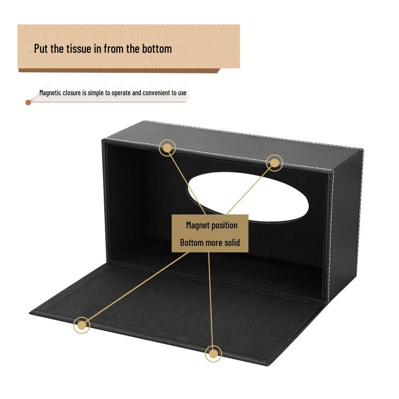 RYZH Multifunctional Leather Desktop Organizer